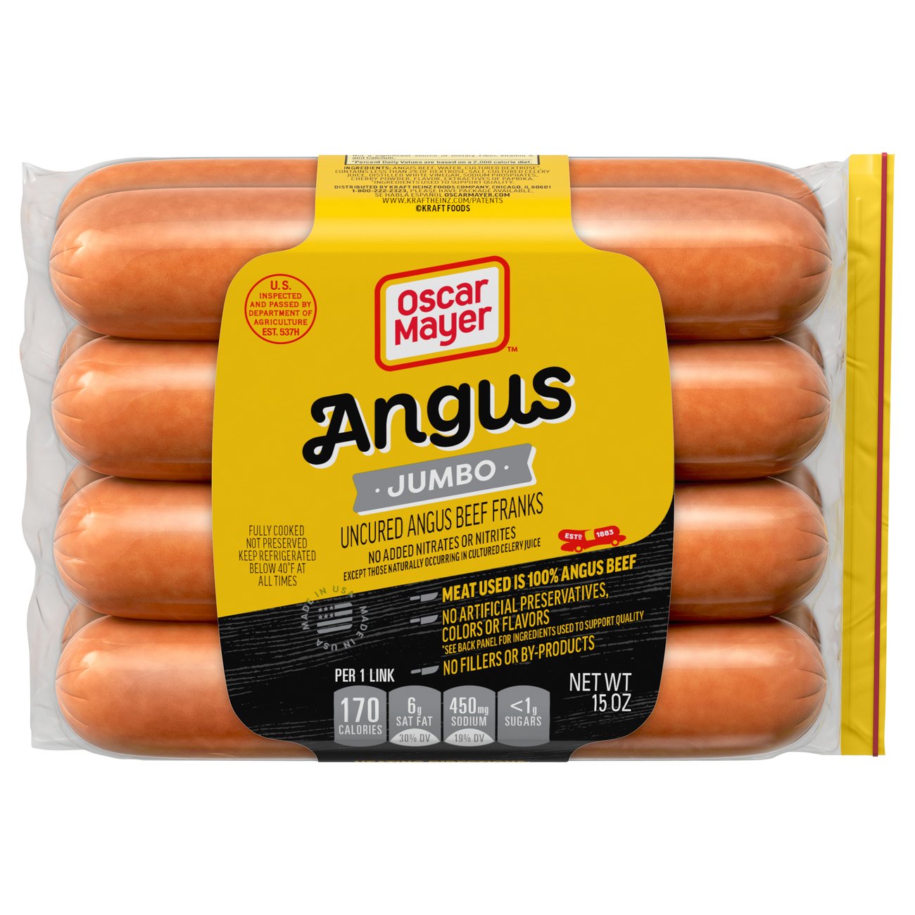 Oscar Mayer Premium Jumbo Beef Franks - Shop Hot Dogs At H-E-B