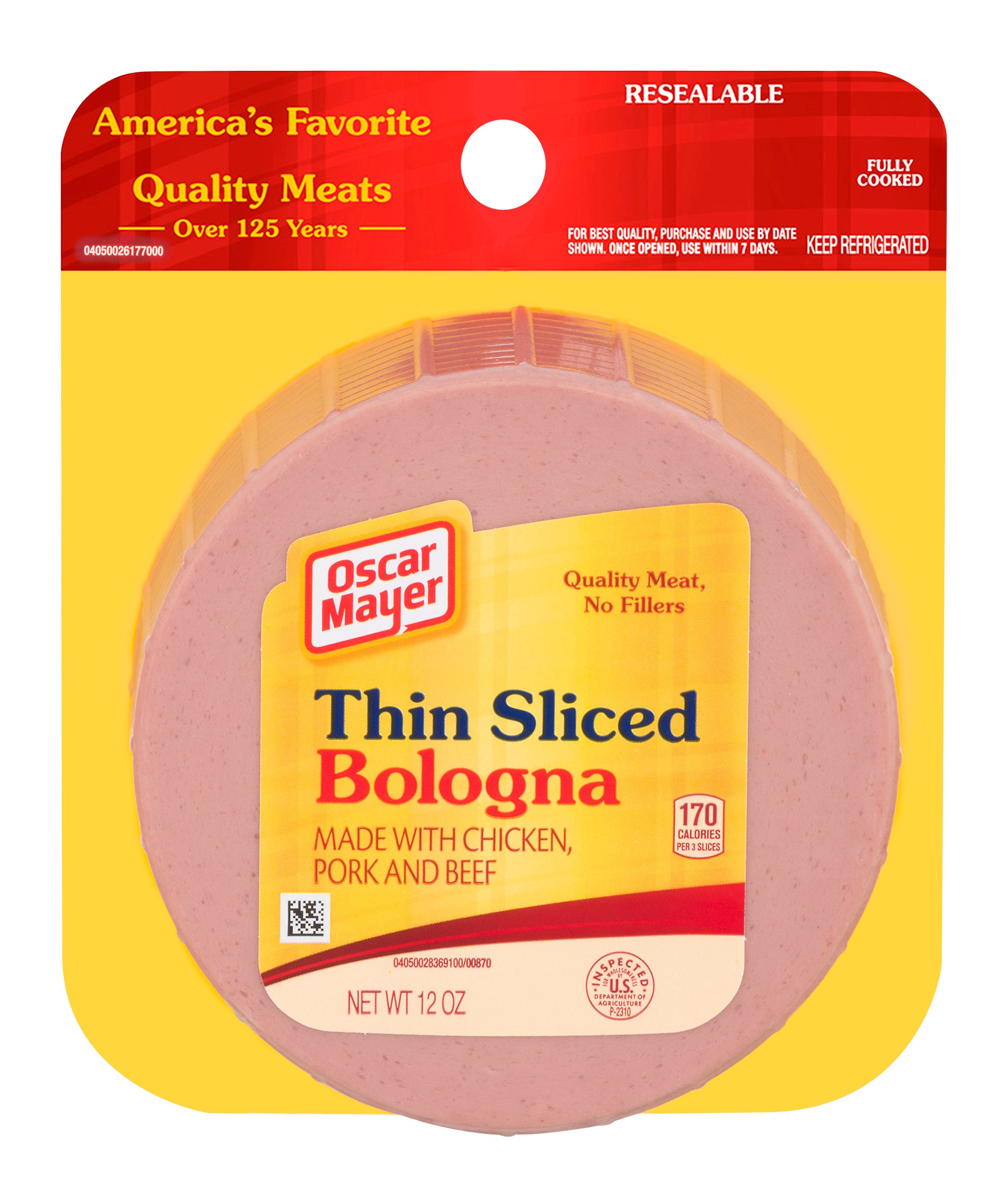 Oscar Mayer Thin Sliced Bologna Shop Meat at HEB