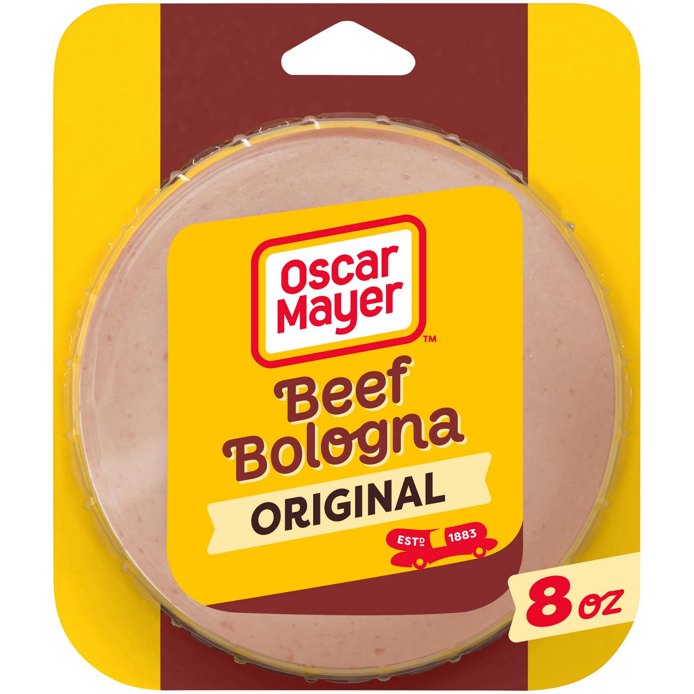 Oscar Mayer Beef Bologna Sliced Lunch Meat; image 1 of 2