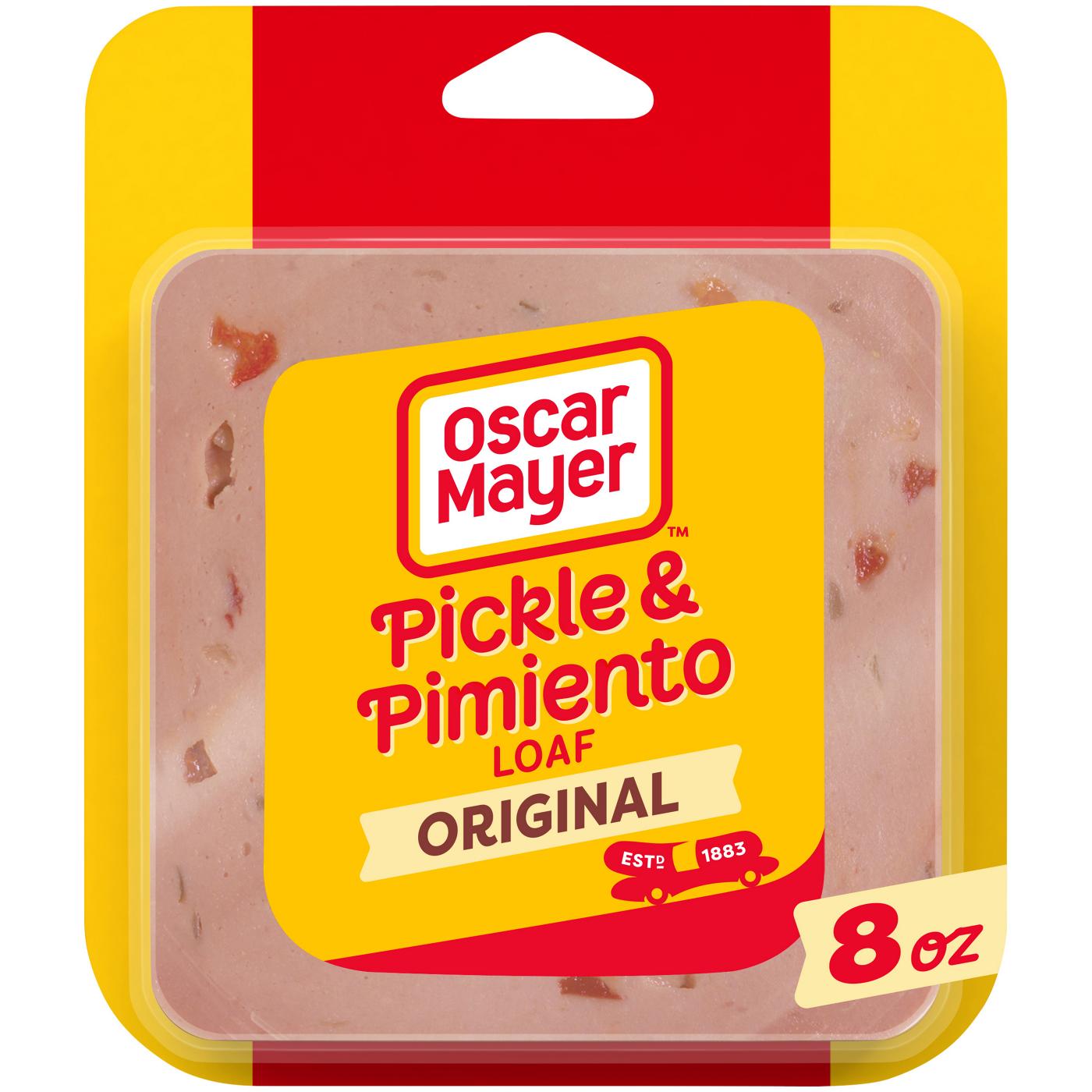 Oscar Mayer Pickle & Pimiento Loaf Lunch Meat; image 1 of 4
