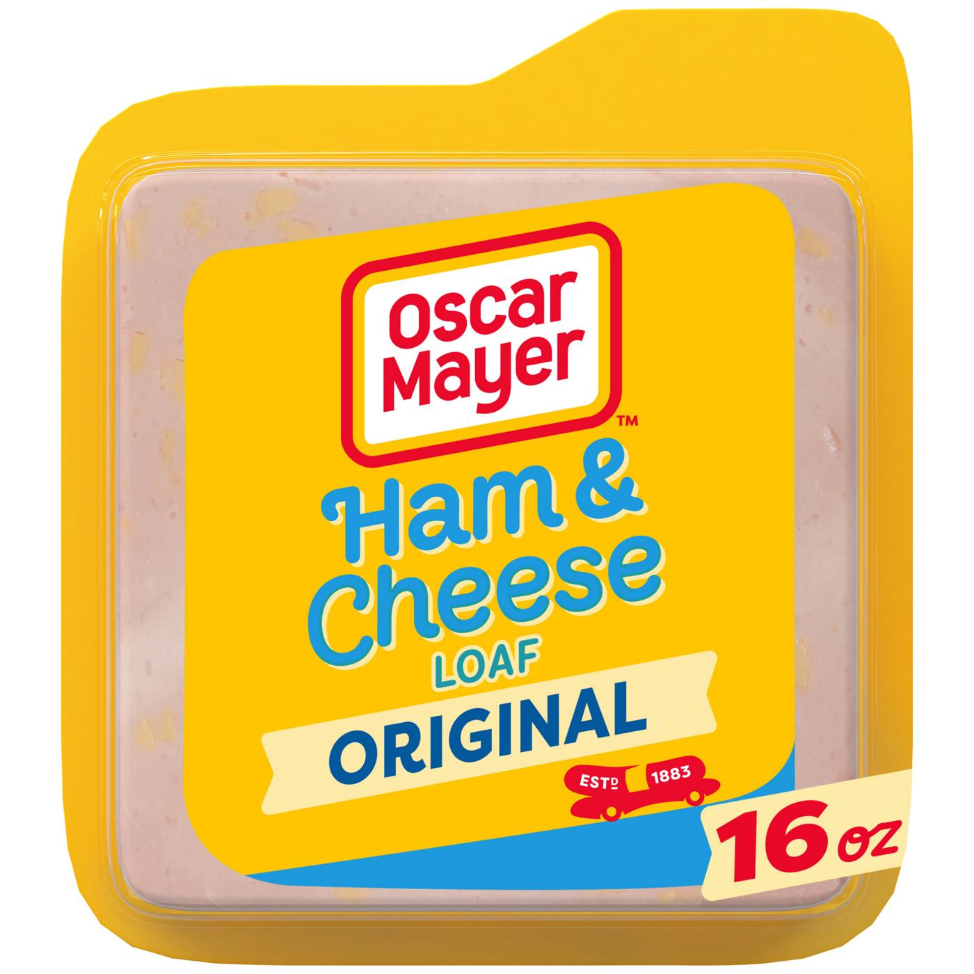 Oscar Mayer Ham & Cheese Meat Loaf Lunch Meat; image 1 of 6