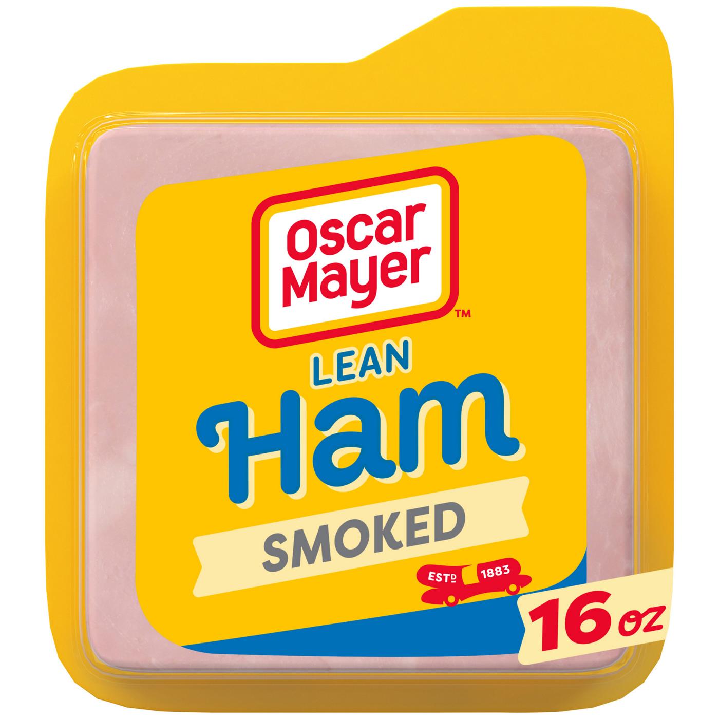 Oscar Mayer Lean Smoked Ham Sliced Lunch Meat; image 1 of 5