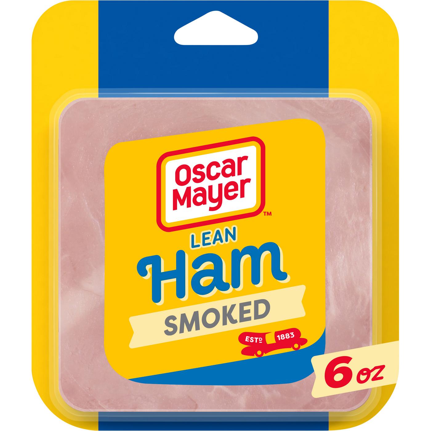 Oscar Mayer Lean Smoked Ham Sliced Lunch Meat (Water Added); image 1 of 4