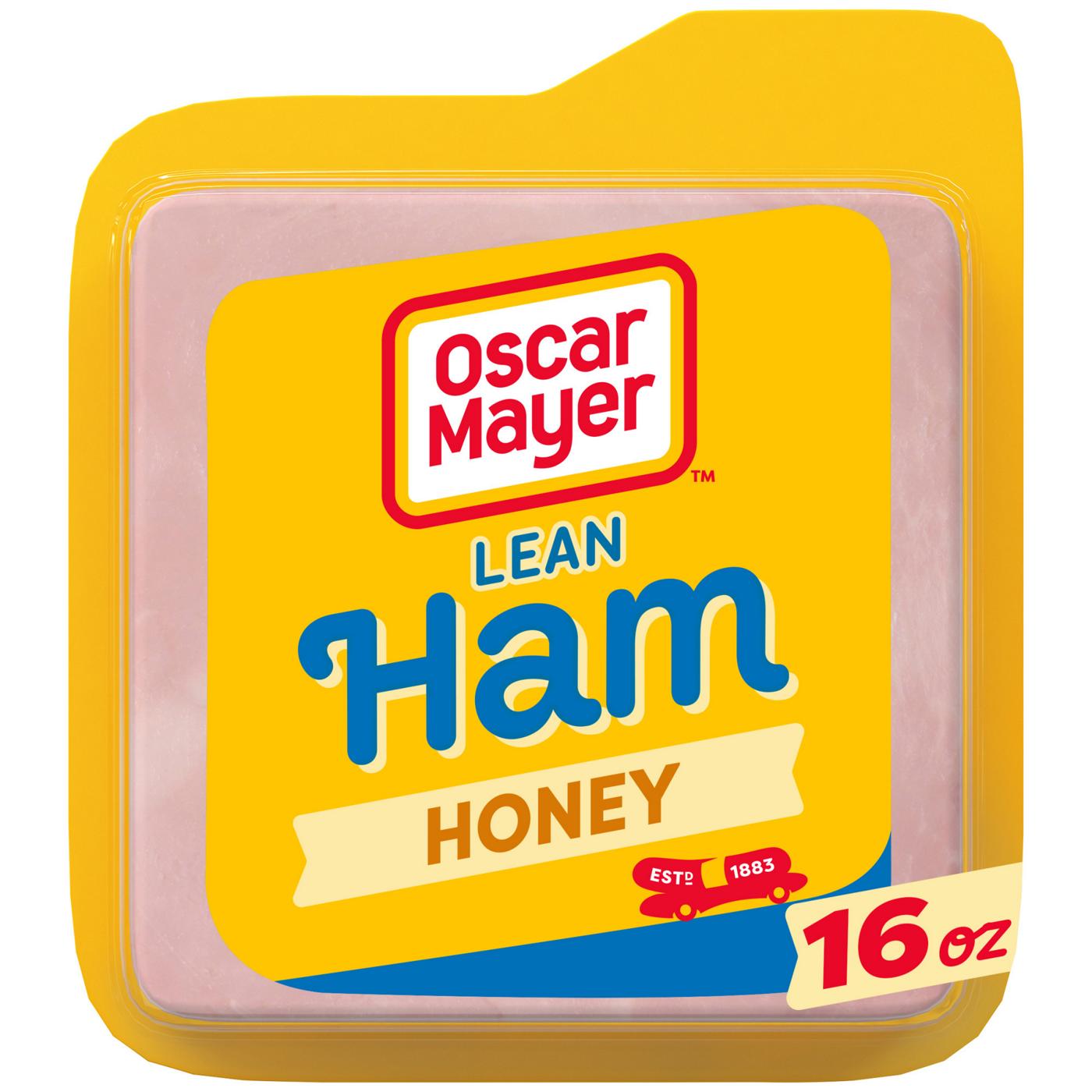 Oscar Mayer  Lean Honey Ham Sliced Lunch Meat (Water Added); image 1 of 4