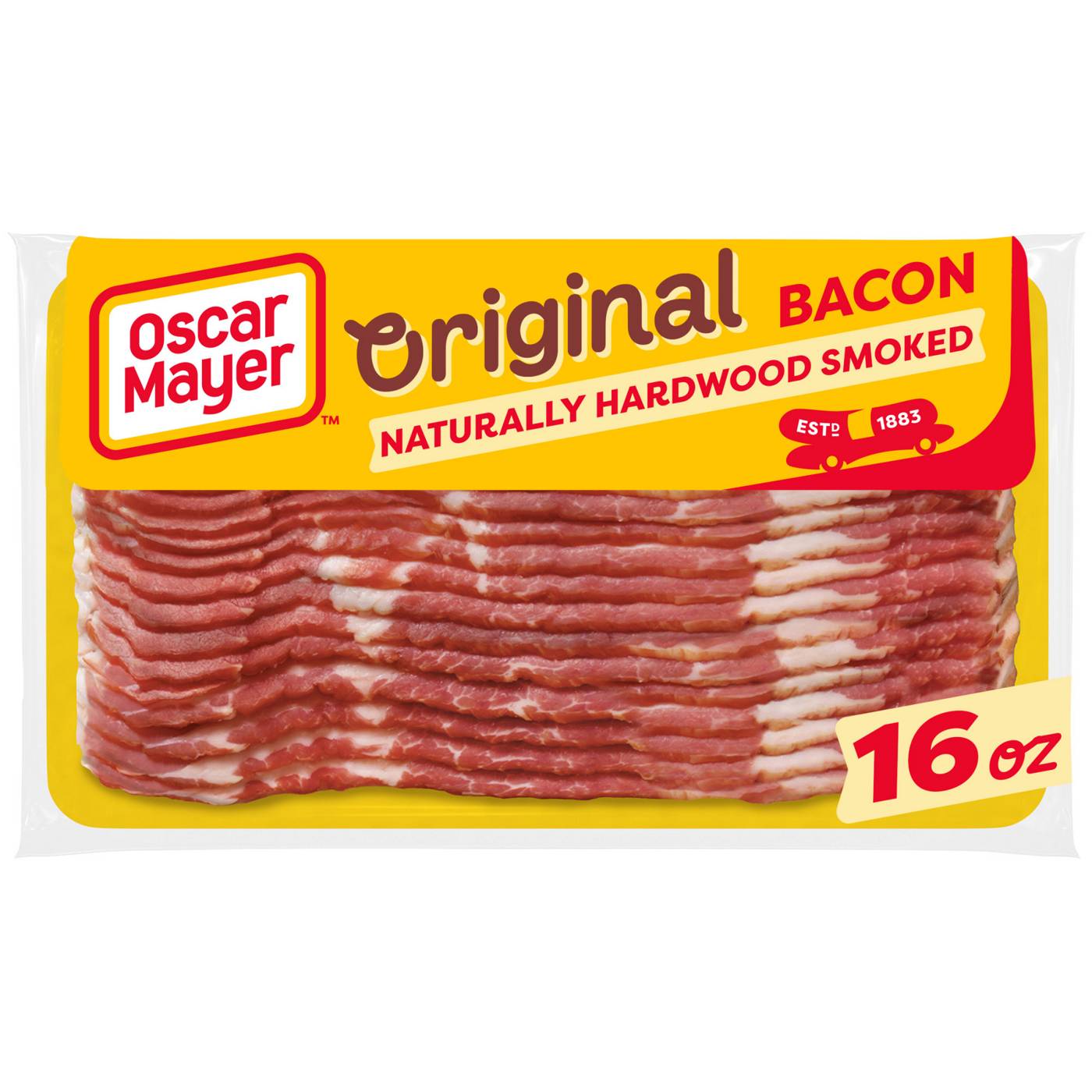Oscar Mayer Original Hardwood Smoked Bacon; image 1 of 4