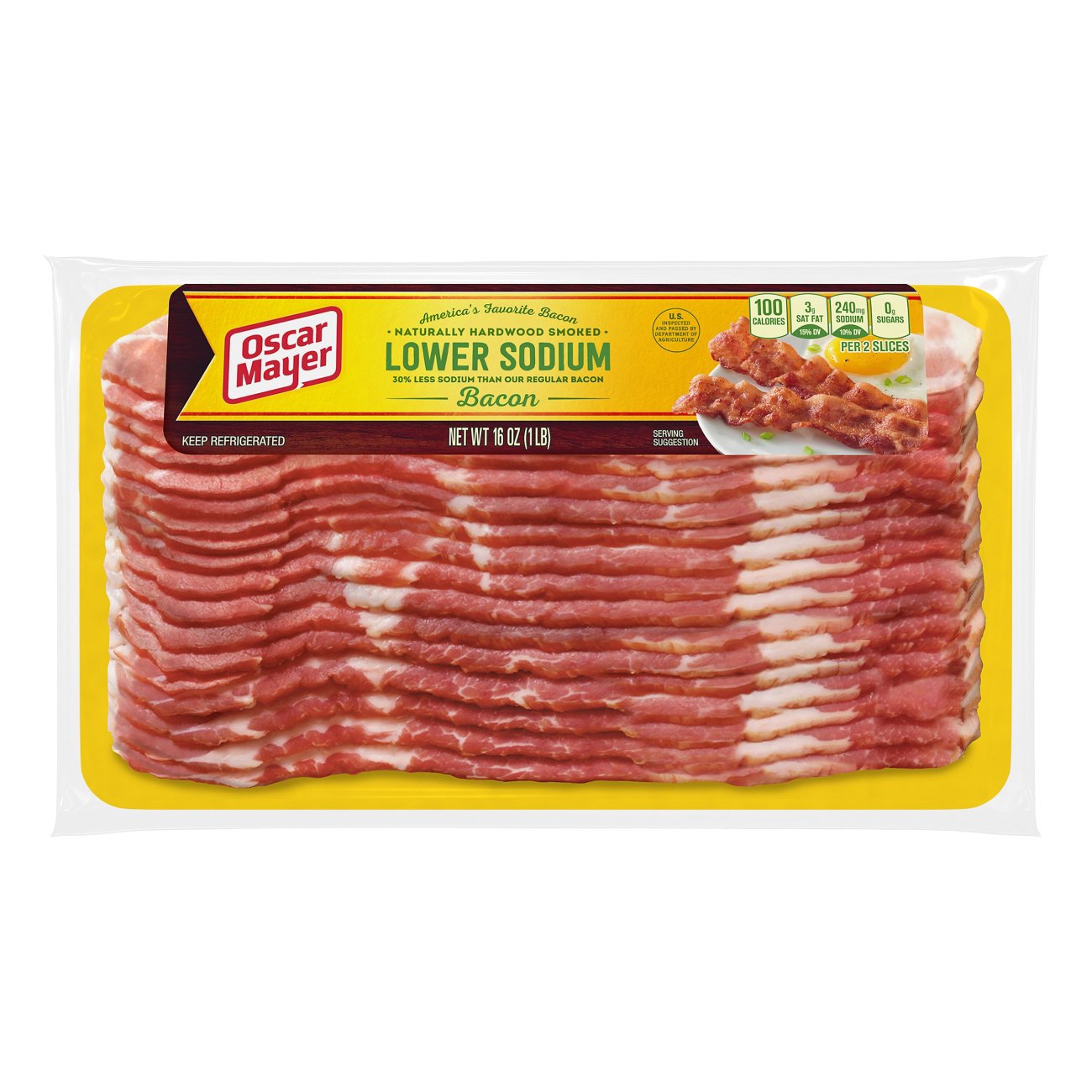 Oscar Meyer Sliced Bacon Lower Sodium Shop Bacon at HEB