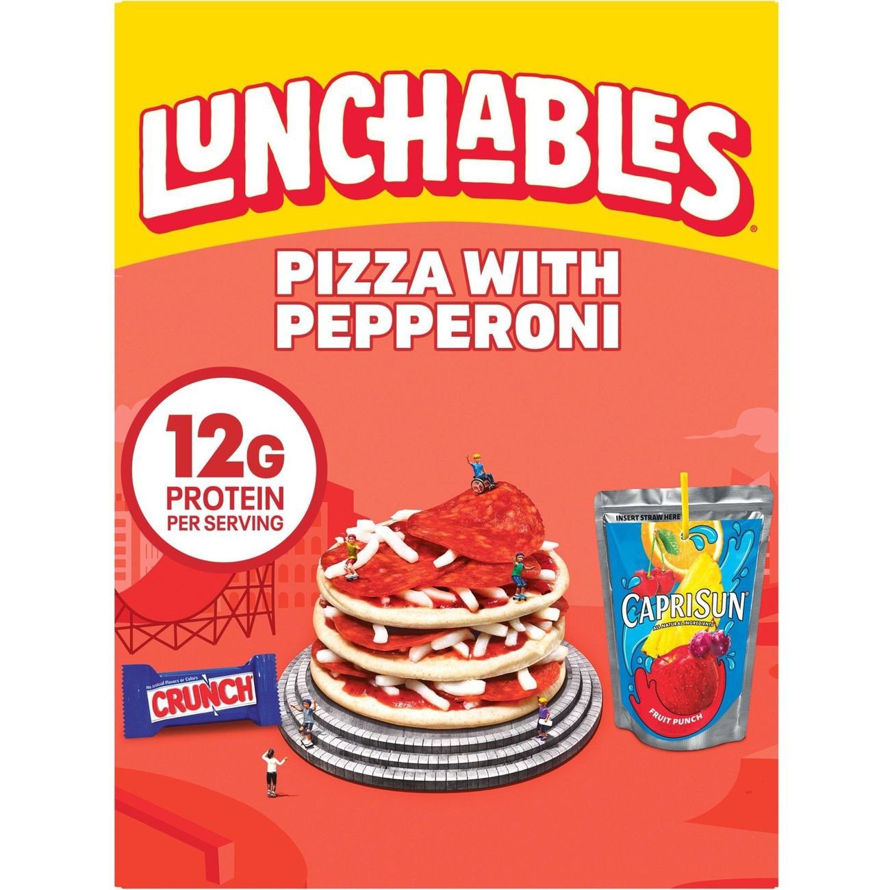 Lunchables Snack Kit Tray - Pepperoni Pizza & Nestle Crunch Candy ...