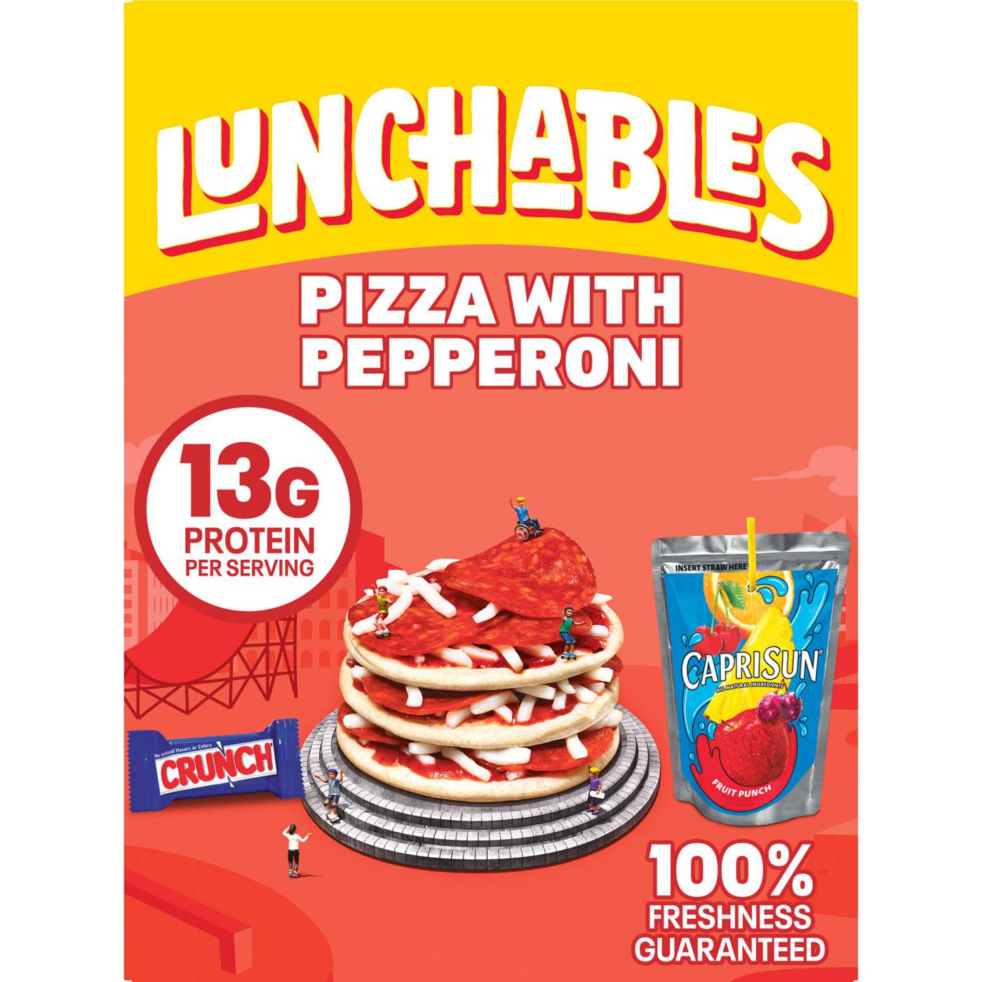 Lunchables Snack Kit Tray - Pizza with Pepperoni, Capri Sun & Candy; image 1 of 6