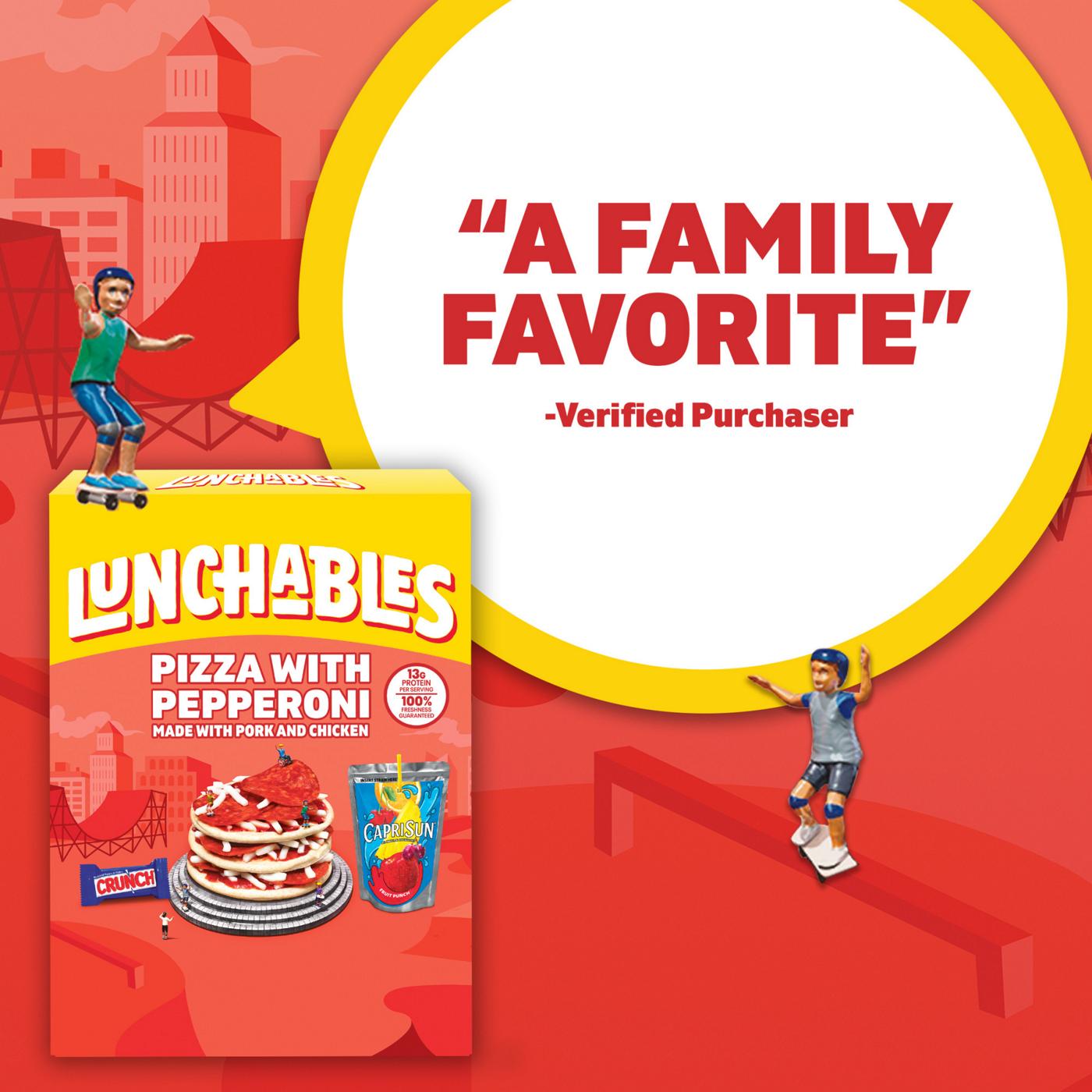 Lunchables Snack Kit Tray - Pizza with Pepperoni, Capri Sun & Candy; image 4 of 6