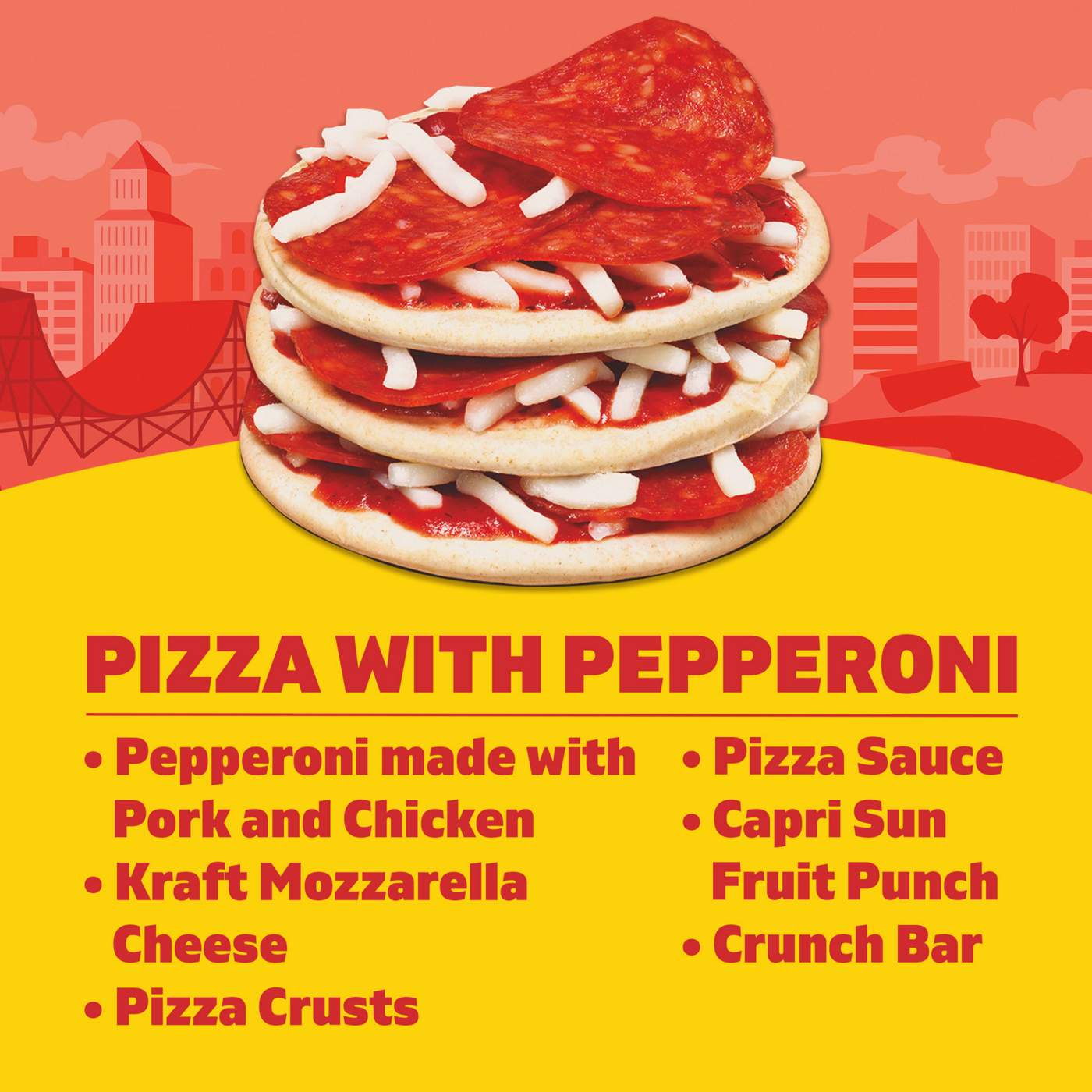 Lunchables Snack Kit Tray - Pizza with Pepperoni, Capri Sun & Candy; image 6 of 6