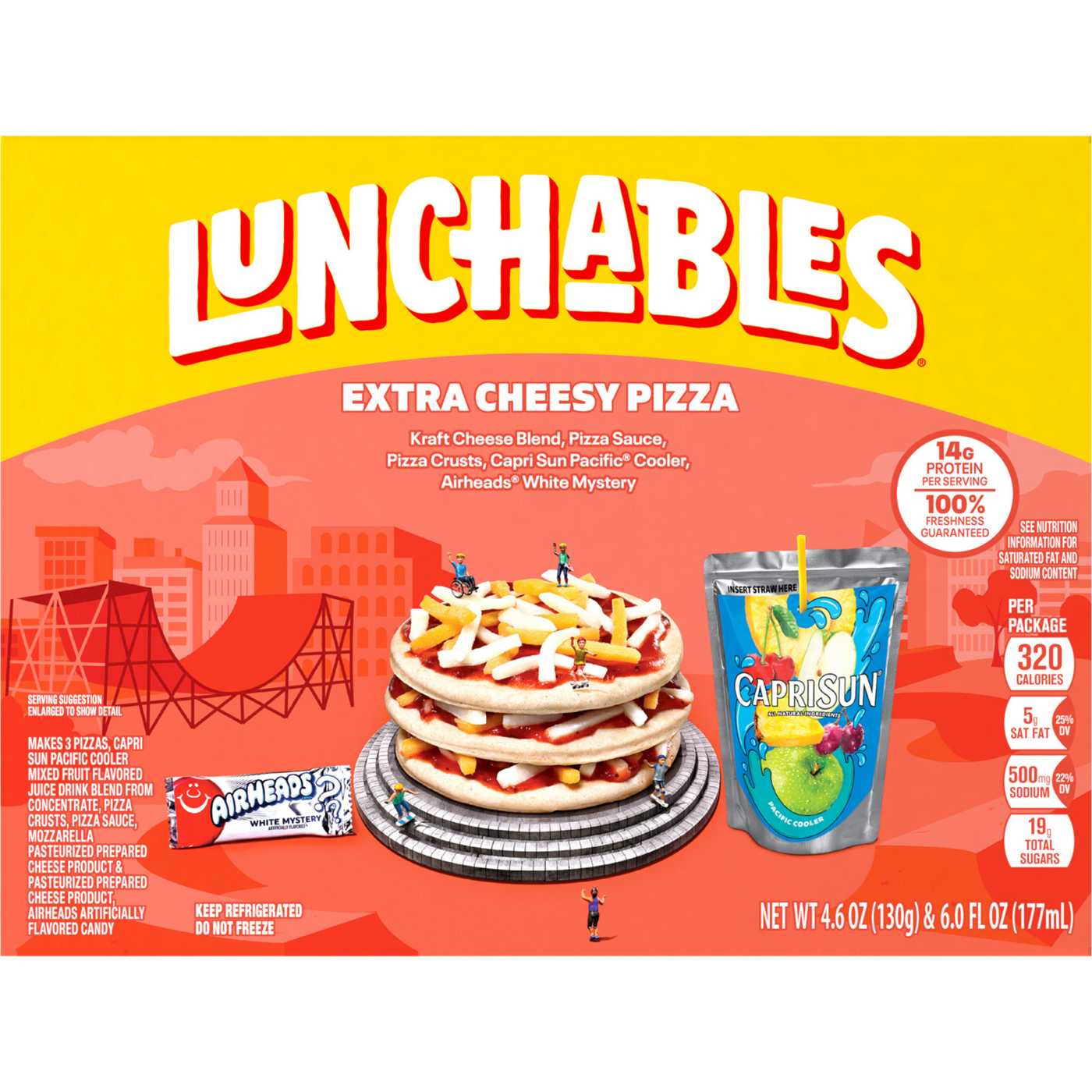 Lunchables Snack Kit Tray - Extra Cheesy Pizza, Capri Sun & Candy; image 5 of 6