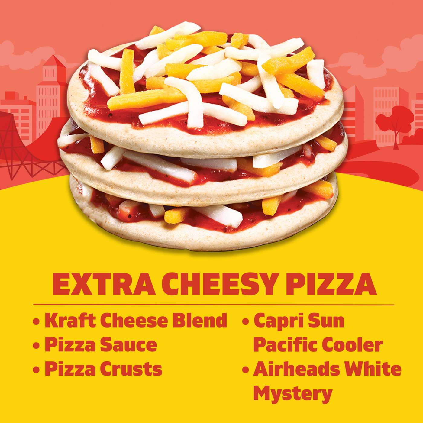 Lunchables Snack Kit Tray - Extra Cheesy Pizza, Capri Sun & Candy; image 6 of 6
