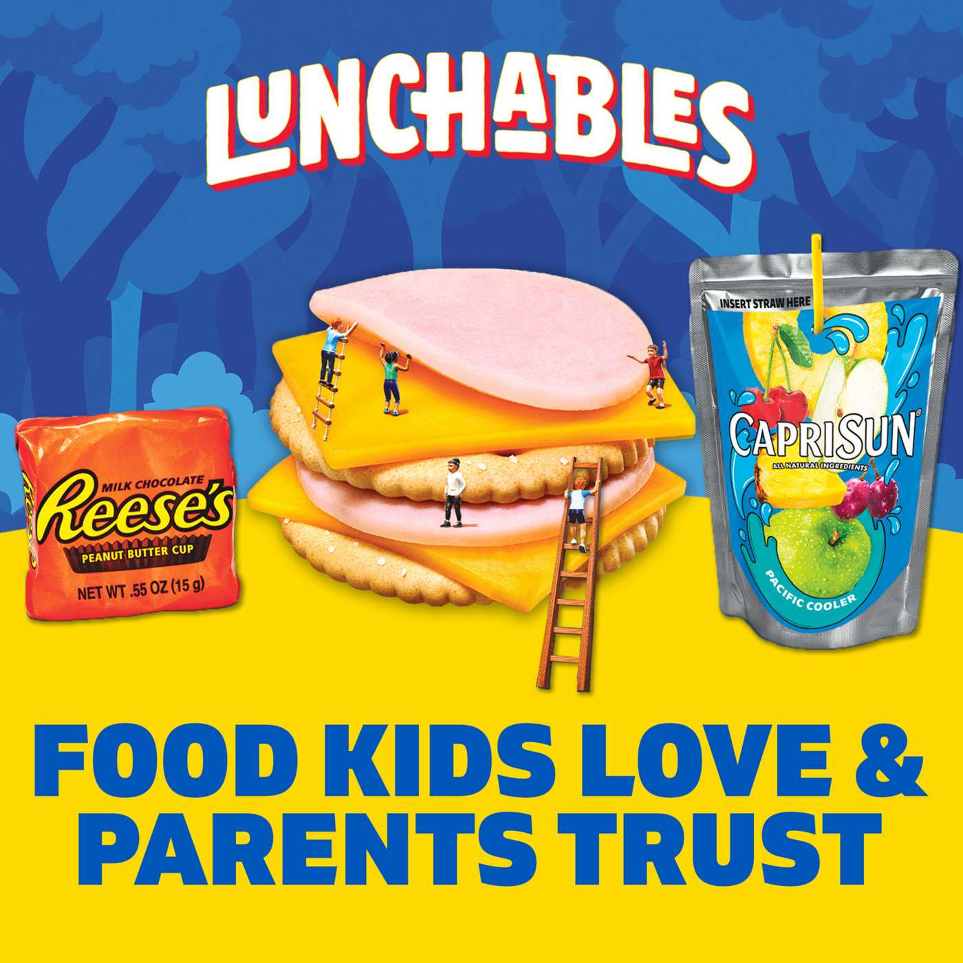 Lunchables Snack Kit Tray - Turkey & Cheddar Cheese Cracker Stackers, Capri Sun & Candy; image 2 of 5
