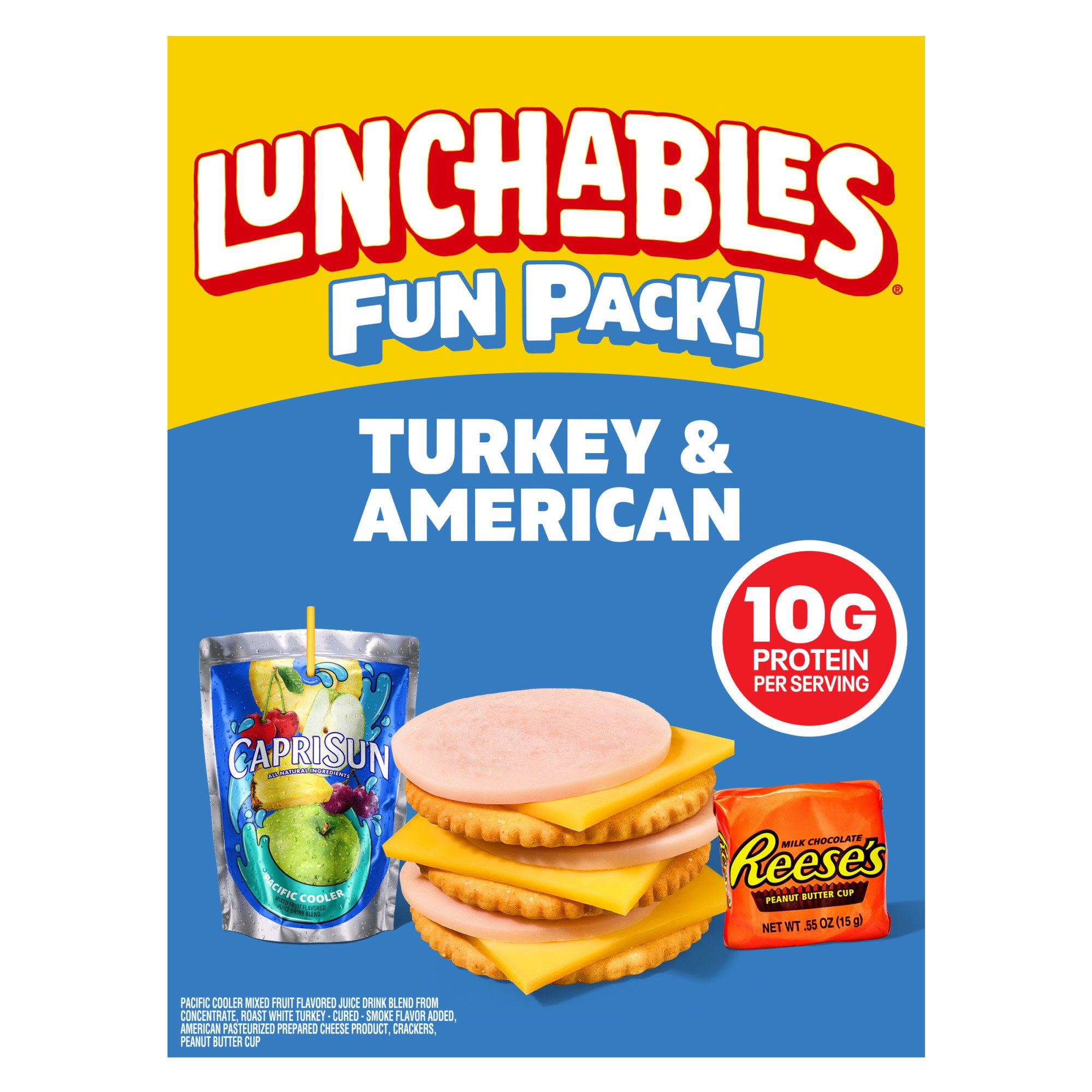 Oscar Mayer Lunchables Turkey & American with Crackers Shop Snack