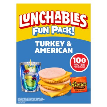 Lunchables Lunch Combinations Turkey & American Cracker Stackers