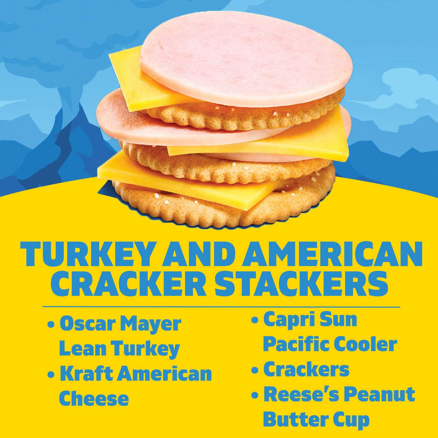 Lunchables Snack Kit Tray - Turkey & American Cracker Stackers, Capri Sun & Candy; image 4 of 7