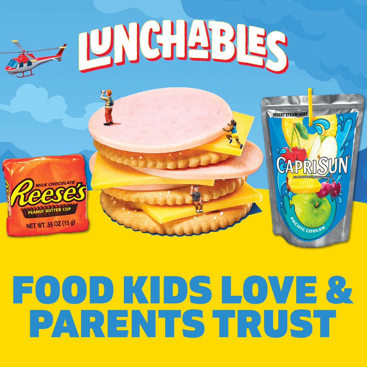 Lunchables Snack Kit Tray - Turkey & American Cracker Stackers, Capri Sun & Candy; image 3 of 4
