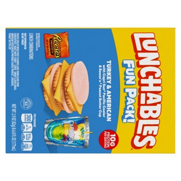 Lunchables Lunch Combinations Turkey & American Cracker Stackers