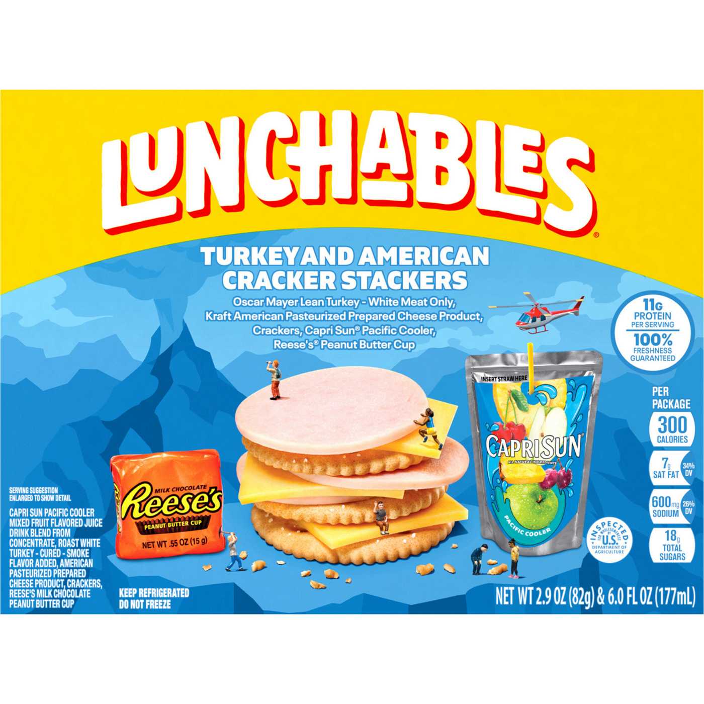 Lunchables Snack Kit Tray - Turkey & American Cracker Stackers, Capri Sun & Candy; image 7 of 7