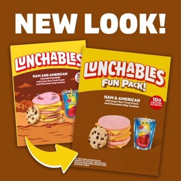 Lunchables Lunch Combinations Ham & American Cracker Stackers