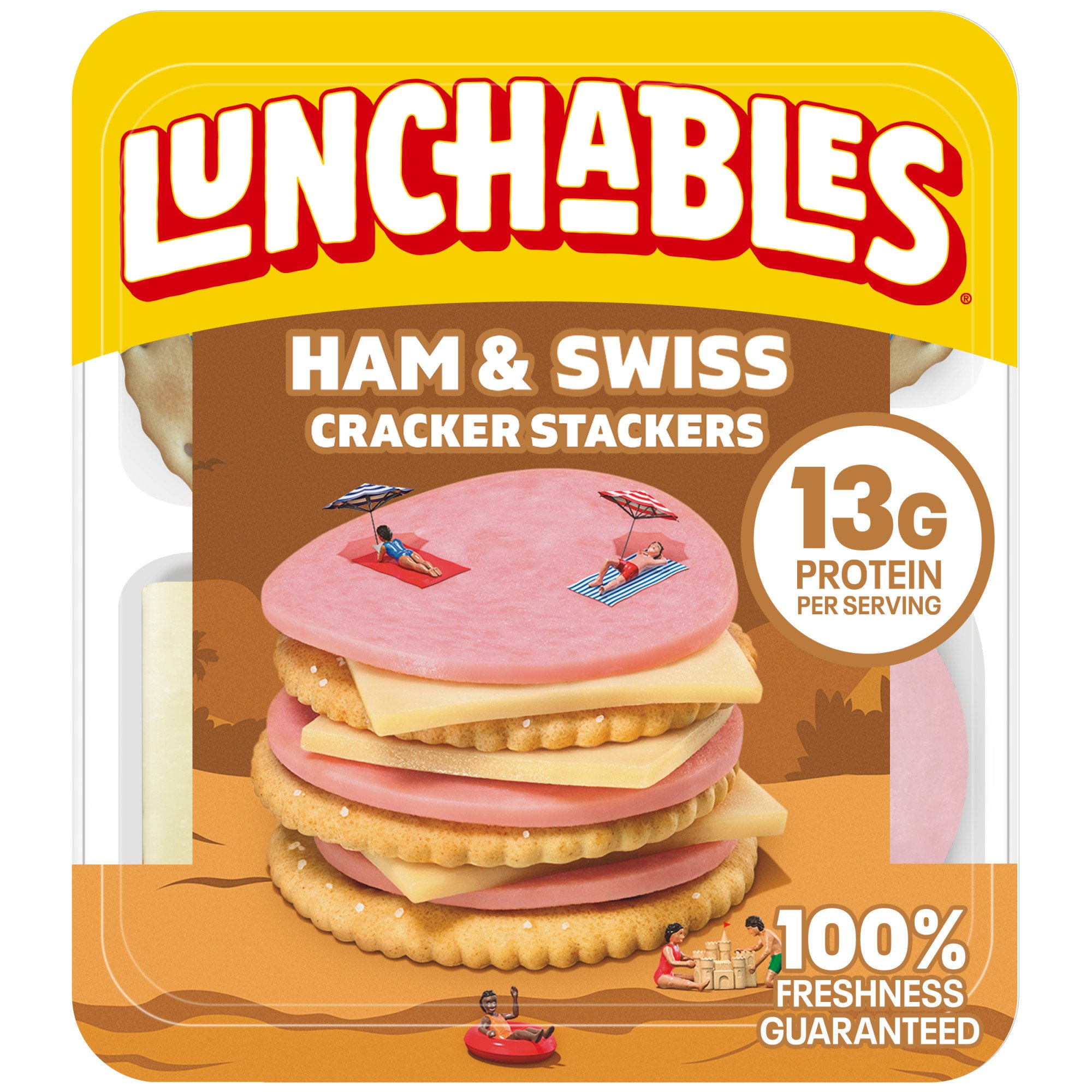 Oscar Mayer Lunchables Ham And Swiss With Crackers Shop Snack Trays At H E B