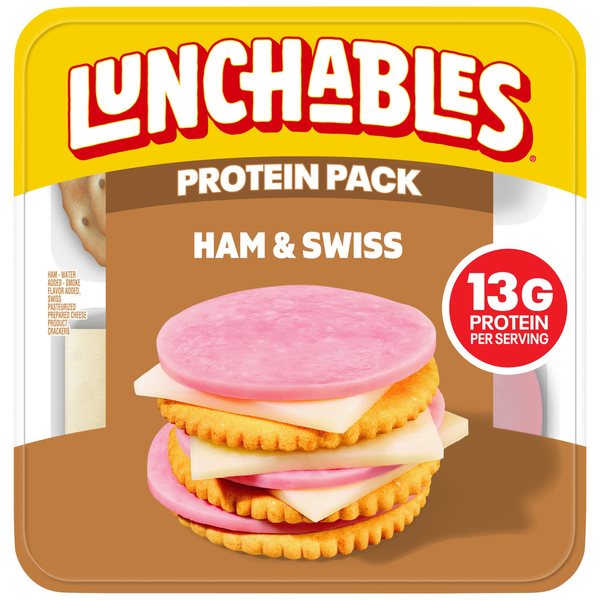 Lunchables Lunch Combinations Ham & Swiss with Crackers Shop Snack