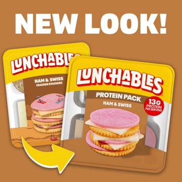 Lunchables Lunch Combinations Ham & Swiss With Crackers