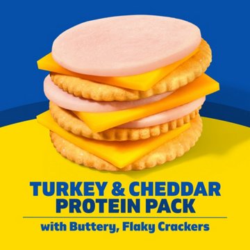 Lunchables Lunch Combinations Turkey & Cheddar with Crackers, 3.2 oz