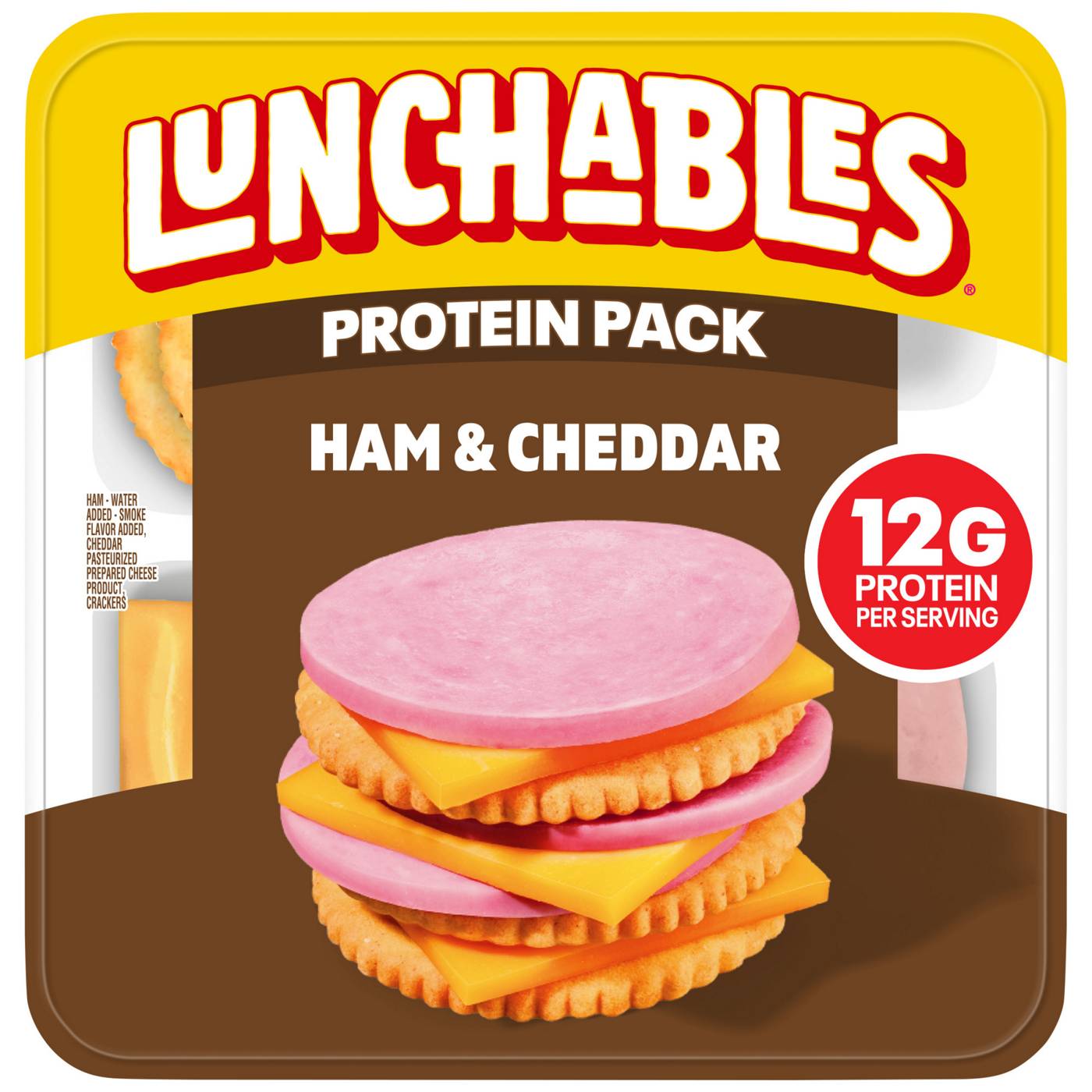 Lunchables Lunch Combinations Ham & Cheddar with Crackers; image 1 of 5