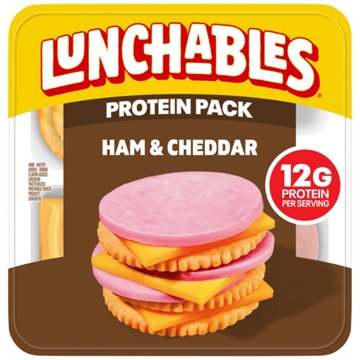 Lunchables Lunch Combinations Ham & Cheddar with Crackers, 3.2 oz