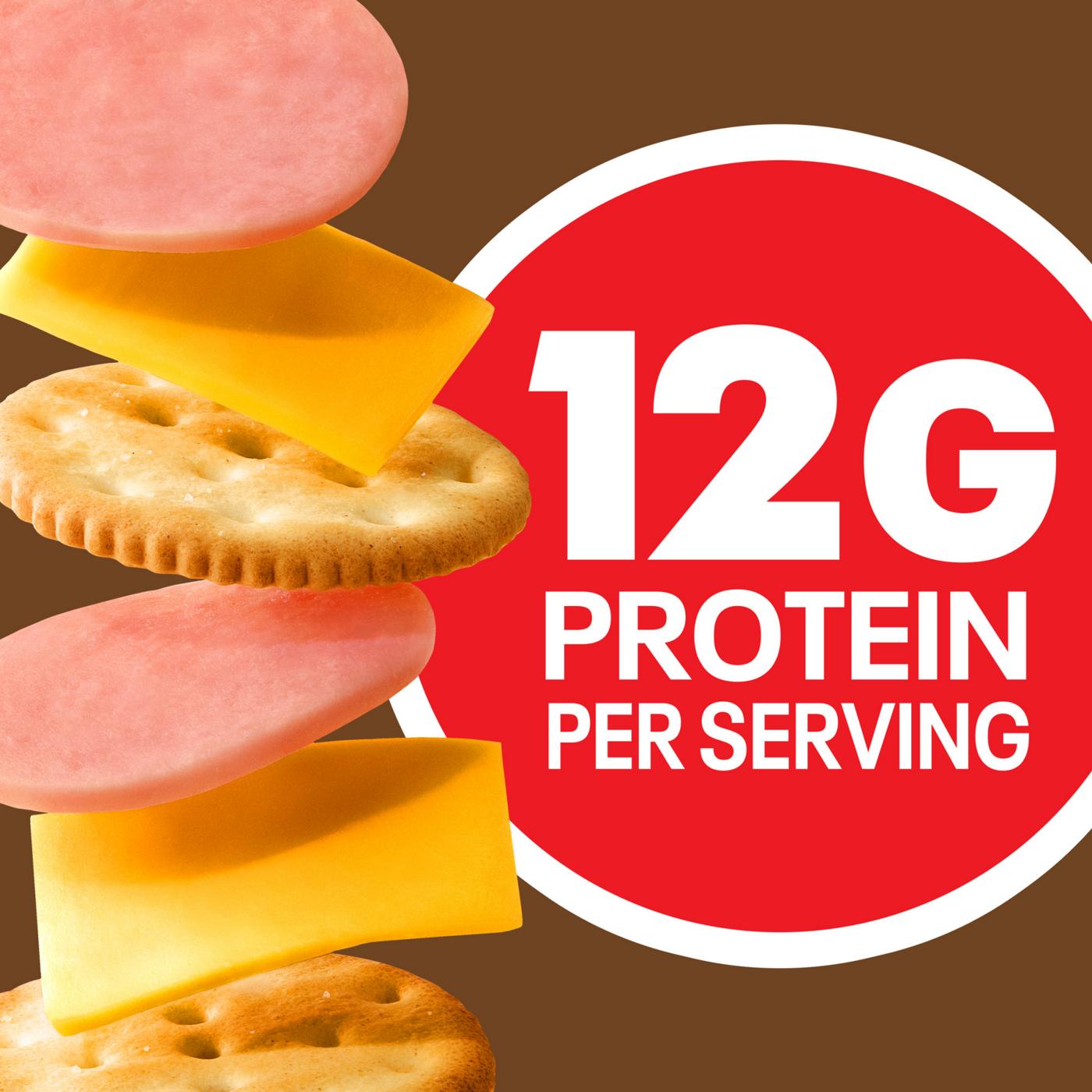 Lunchables Lunch Combinations Ham & Cheddar with Crackers; image 2 of 5