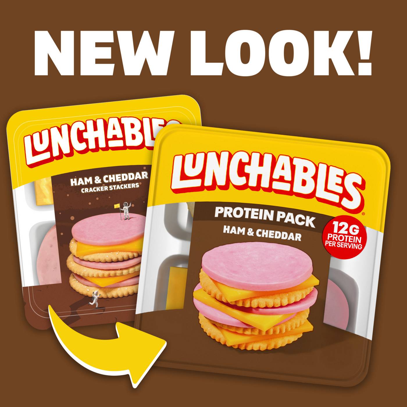 Lunchables Lunch Combinations Ham & Cheddar with Crackers; image 4 of 5