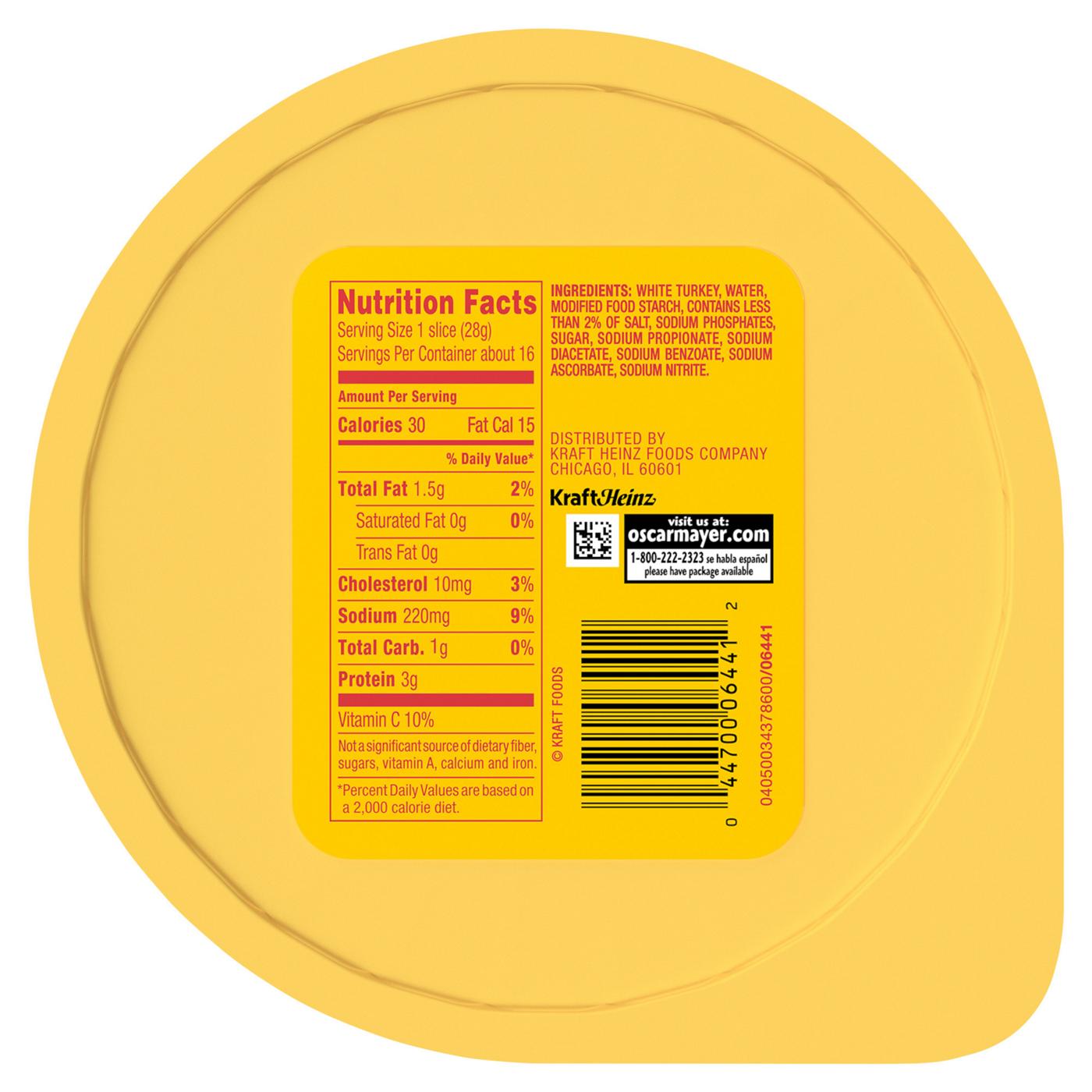 Oscar Mayer Oven Roasted White Turkey; image 4 of 4