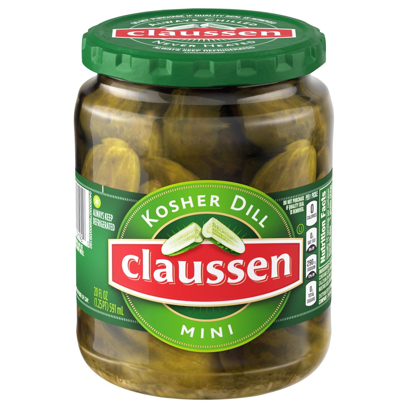 Claussen Mini Kosher Dill Pickles Shop Vegetables At H E B