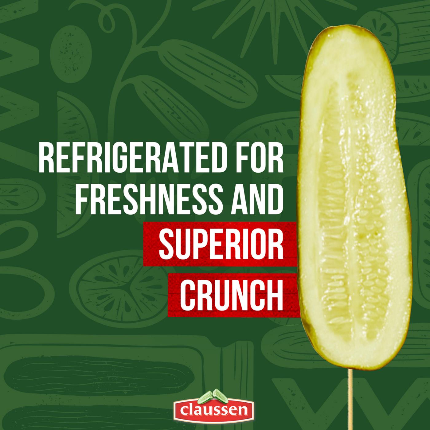 Claussen Kosher Dill Halves Shop Pickles & cucumber at HEB