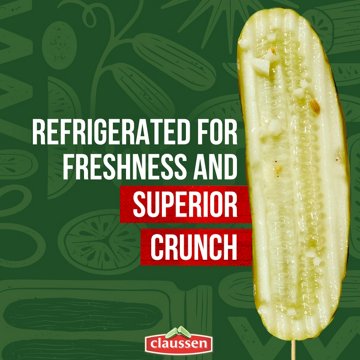 Claussen Kosher Dill Pickle Sandwich Slices, 20 oz