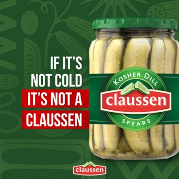 Claussen Kosher Dill Spears, 24 oz
