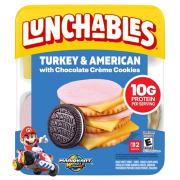 Lunchables Lunch Combinations Turkey & American Cracker Stackers, 3.2 oz