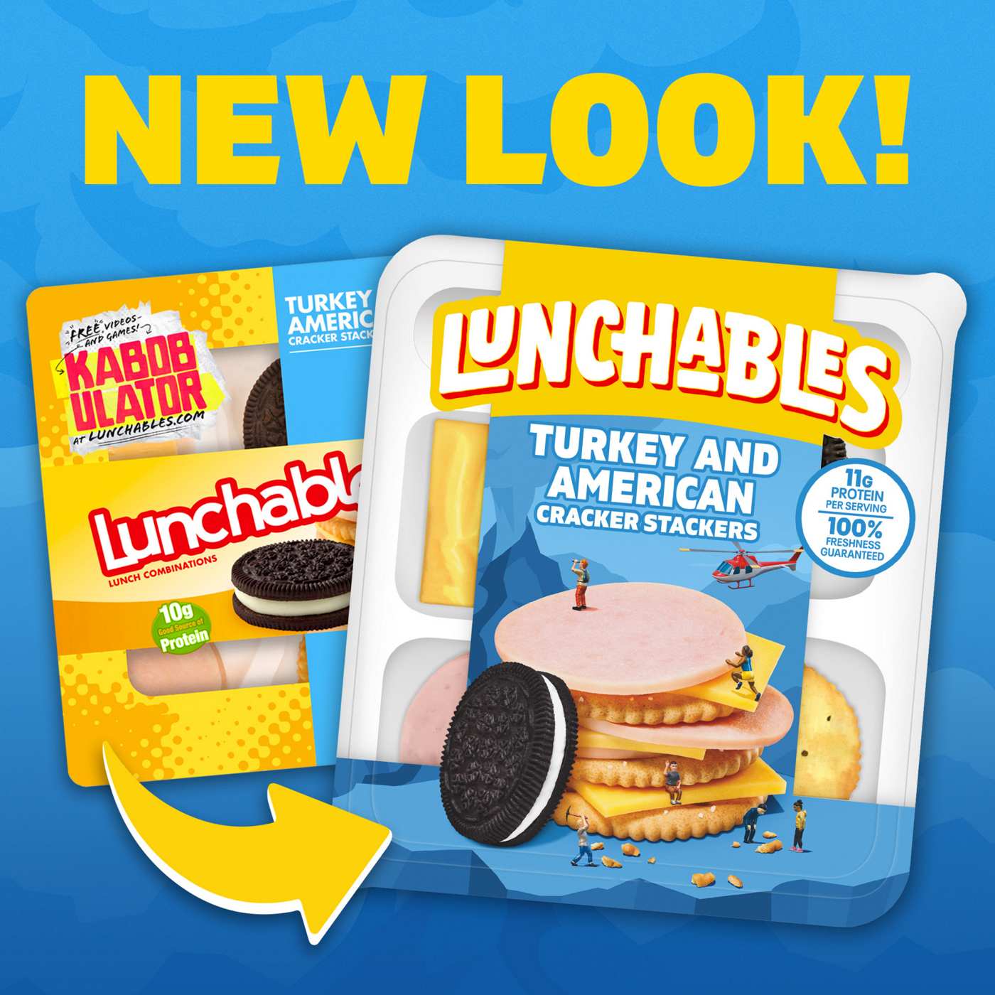 Lunchables Snack Kit Tray - Turkey & American Cracker Stackers with Chocolate Creme Cookies; image 2 of 7