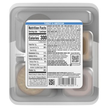 Lunchables Lunch Combinations Turkey & American Cracker Stackers, 3.2 oz