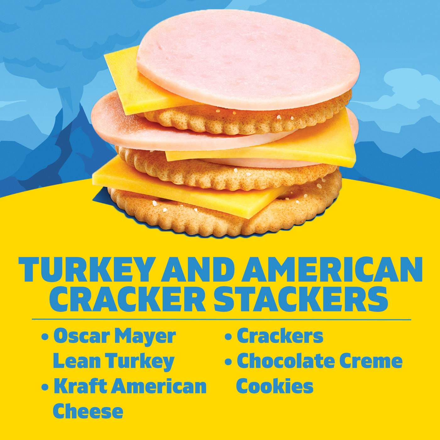Lunchables Snack Kit Tray - Turkey & American Cracker Stackers with Chocolate Creme Cookies; image 7 of 7