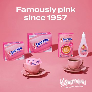 Sweet 'N Low Zero Calorie Sweetener Packets, 100 ct