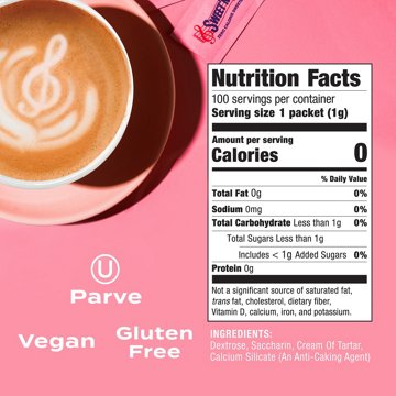 Sweet 'N Low Zero Calorie Sweetener Packets, 100 ct