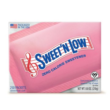 Sweet 'N Low Zero Calorie Sweetener Packets, 250 ct