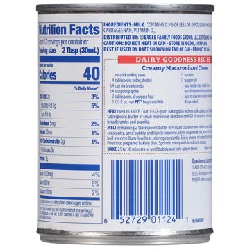 Pet Evaporated Milk, 12 oz
