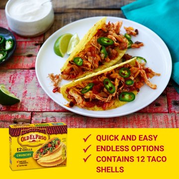 Old El Paso Crunchy Taco Shells, 12 ct