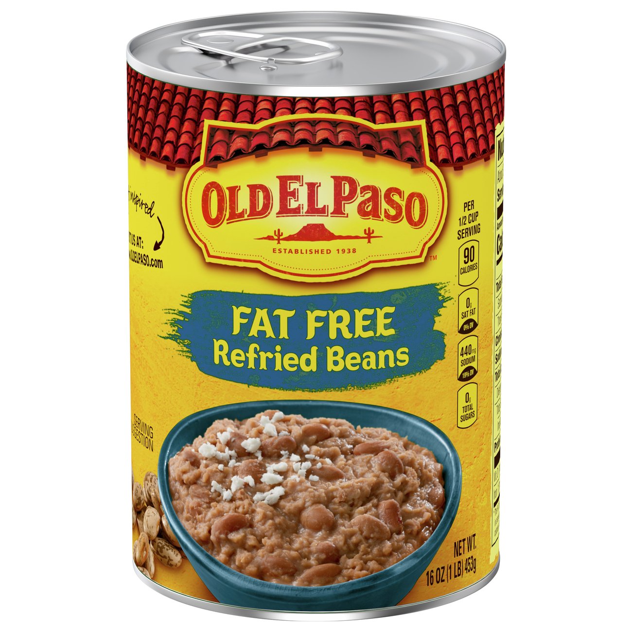 Old El Paso Fat Free Refried Beans Shop Beans & legumes at HEB