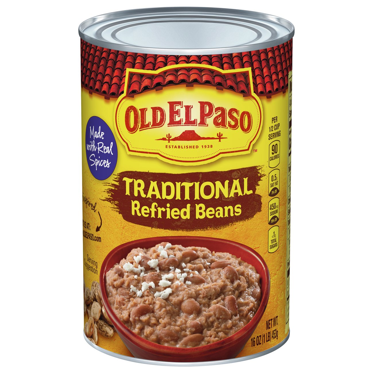 Old El Paso Traditional Refried Beans Shop Beans & legumes at HEB