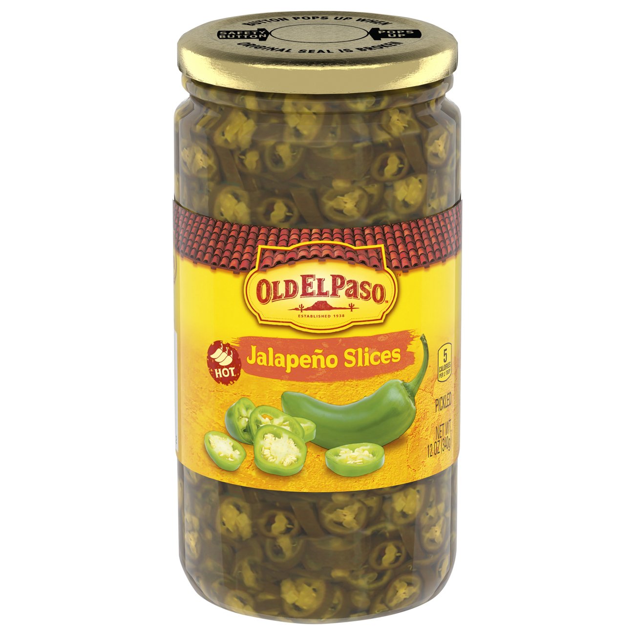 Old El Paso Hot Pickled Jalapeno Slices Shop Peppers at HEB