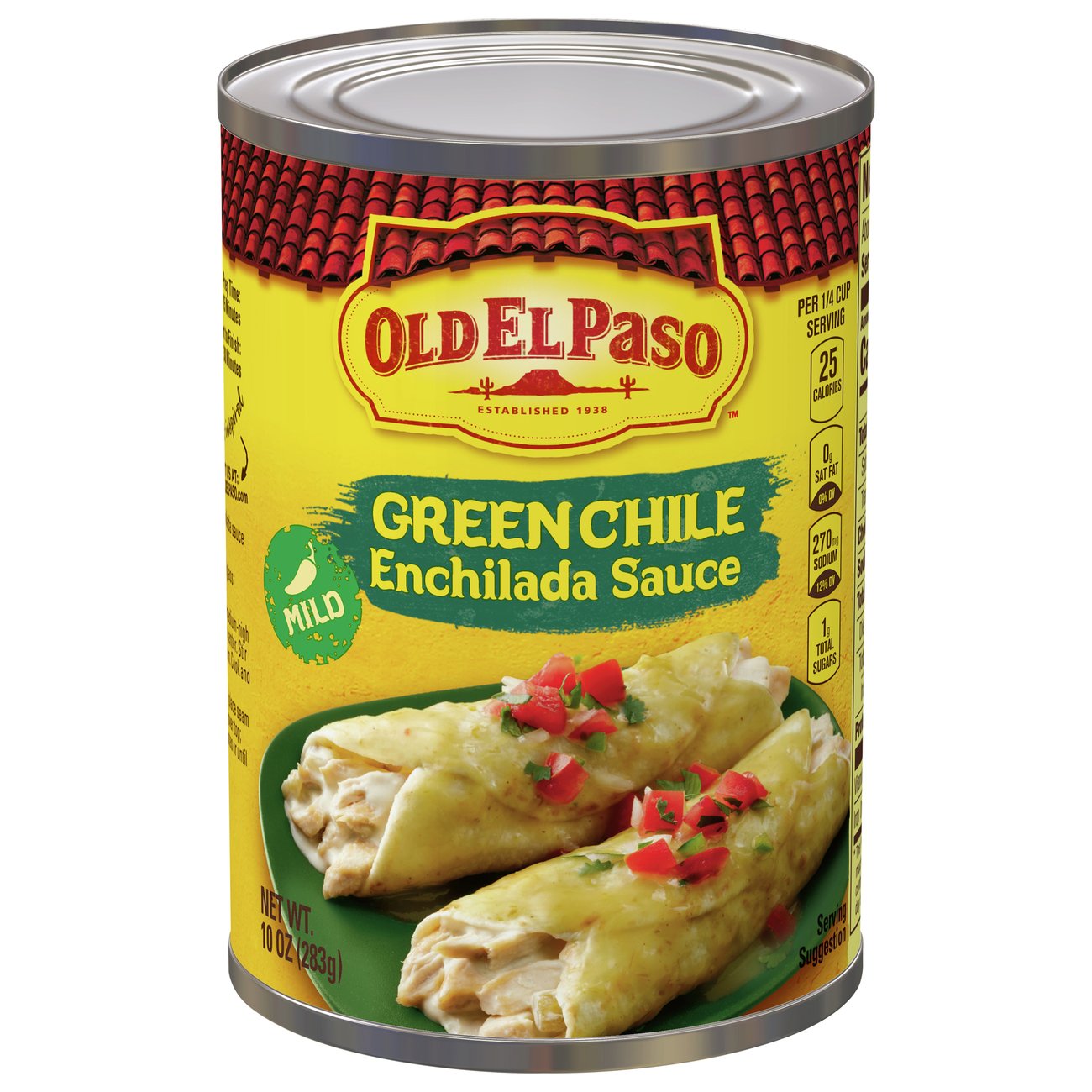 Old El Paso Mild Green Chile Enchilada Sauce Shop Cooking Sauces at HEB